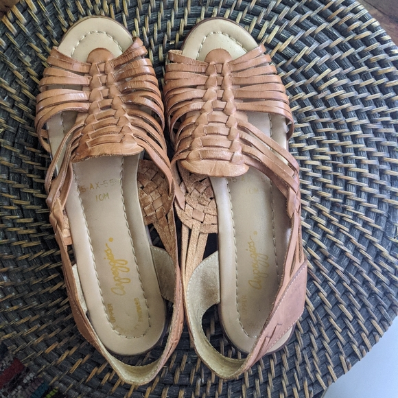 Arpeggios Shoes - Vintage Leather Huarache Sandals